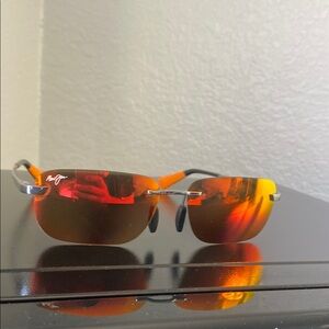Maui Jim Red and Orange Sunglasses